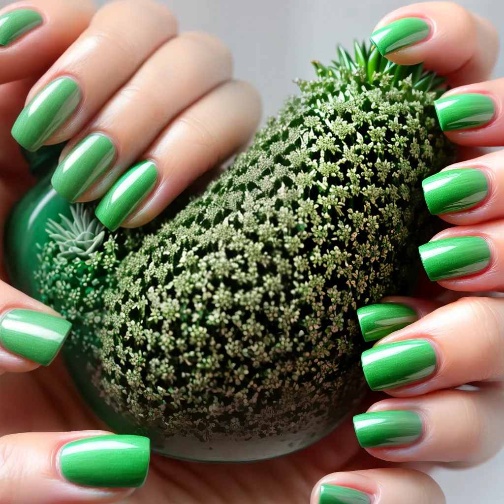 unhas cactos suculentas design