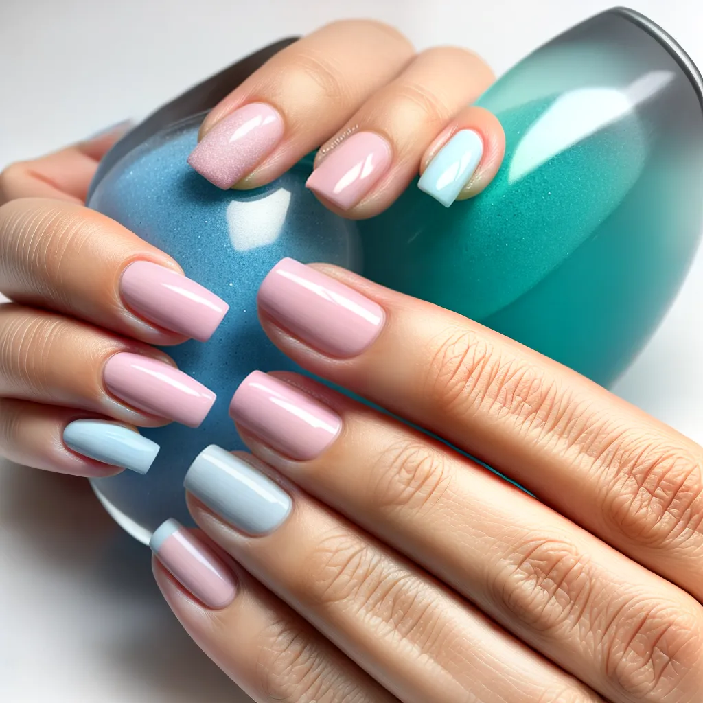 unhas gel aquarela pastel unhas gel aquarela pastel