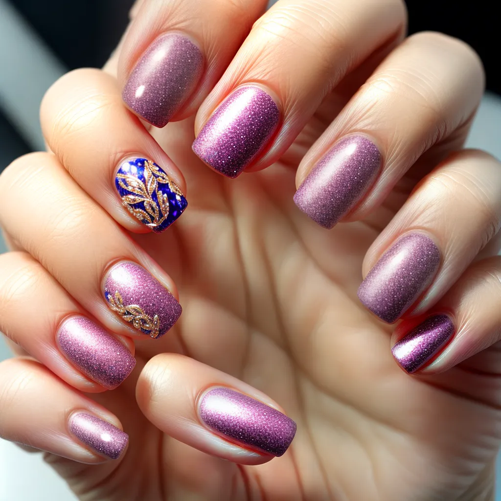 unhas marmore gemas elegancia 1