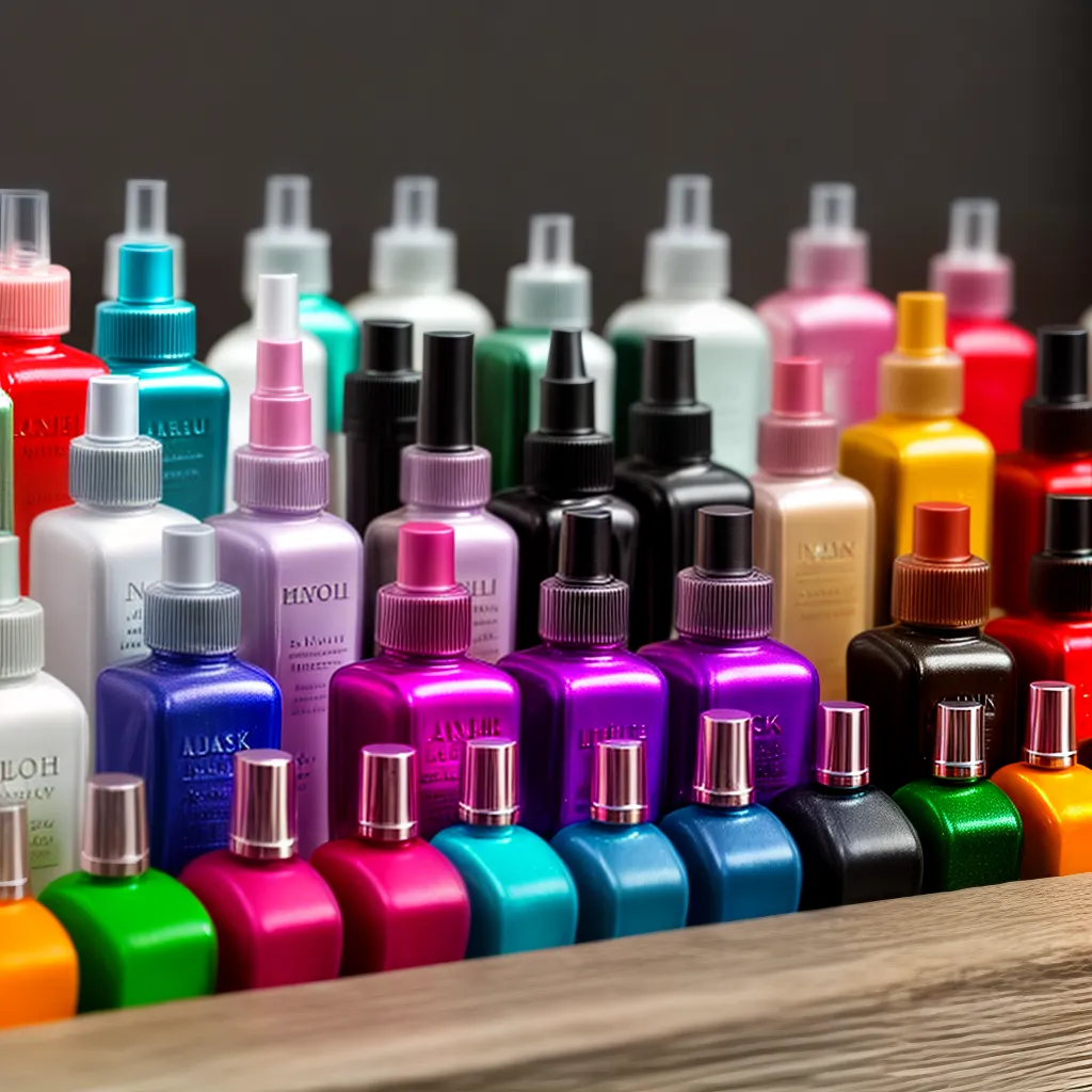 esmaltes variedade cores marcas