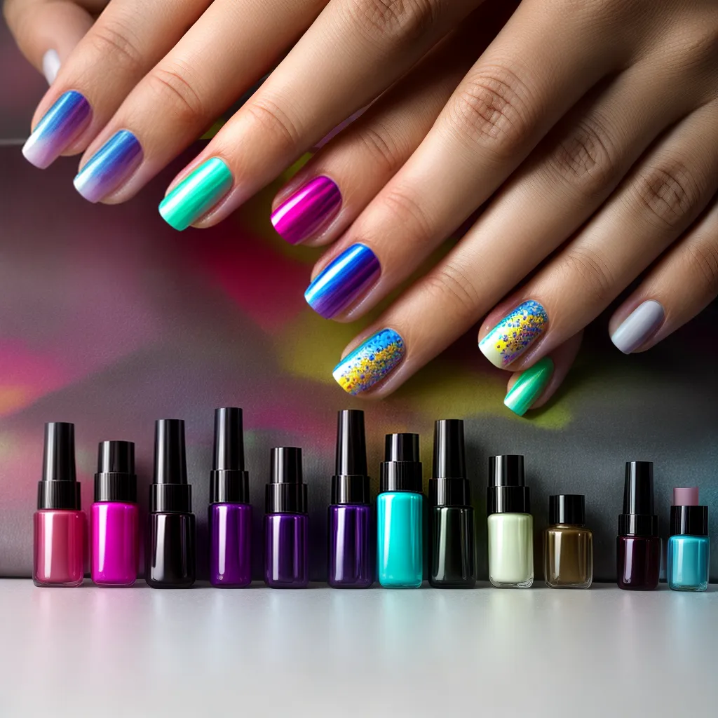 esmaltes variedade opcoes mao