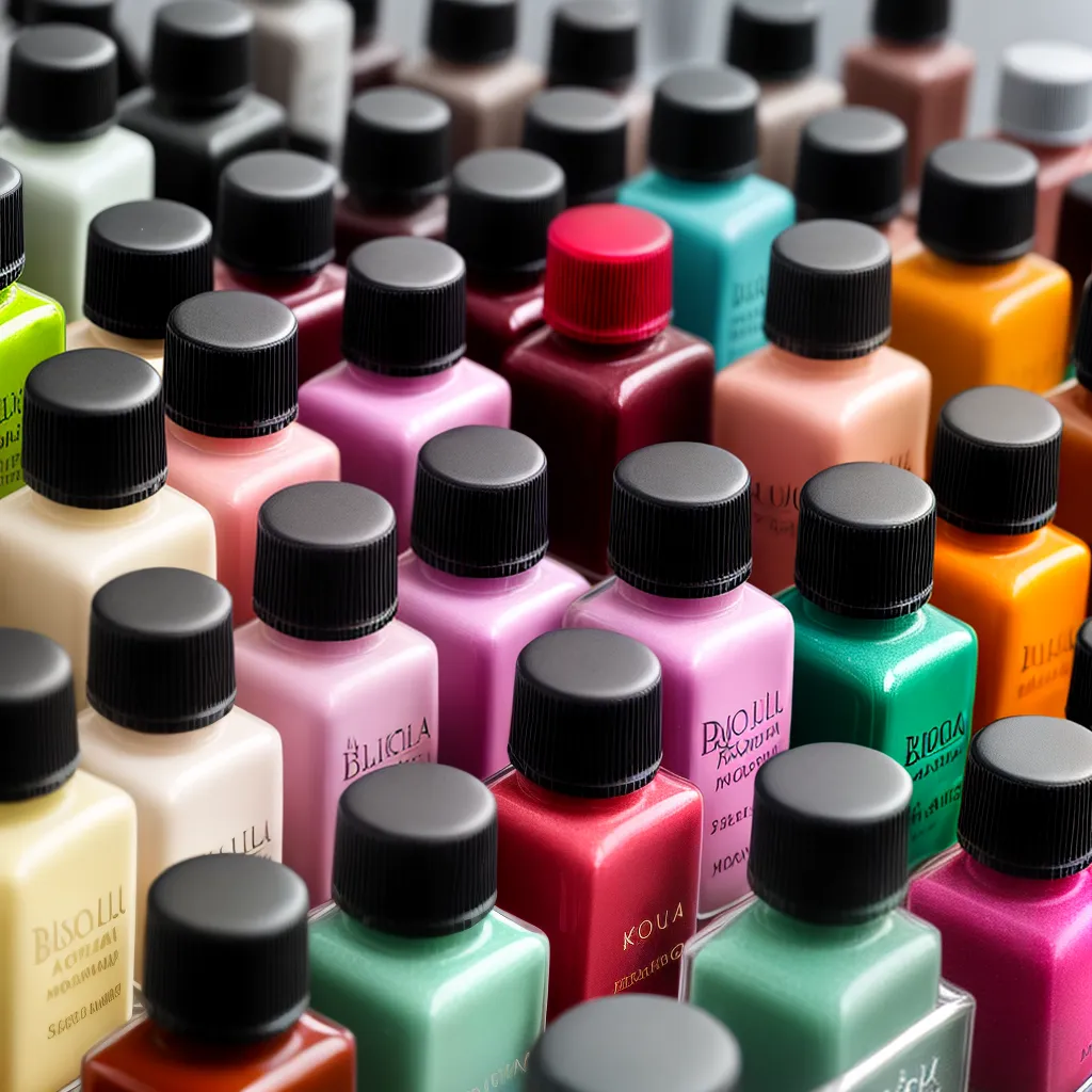 esmaltes variedade cores acabamentos
