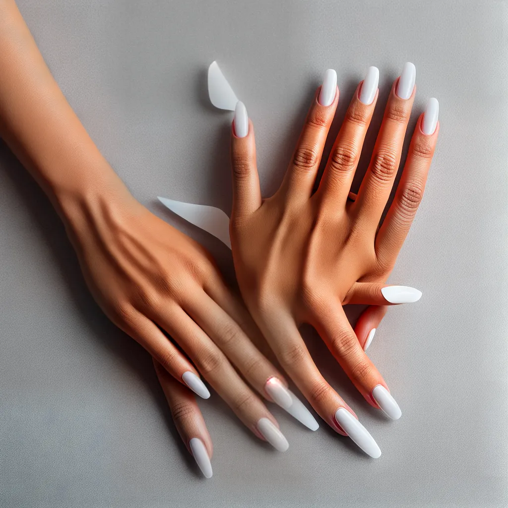 unhas fibra vidro manicure elegante