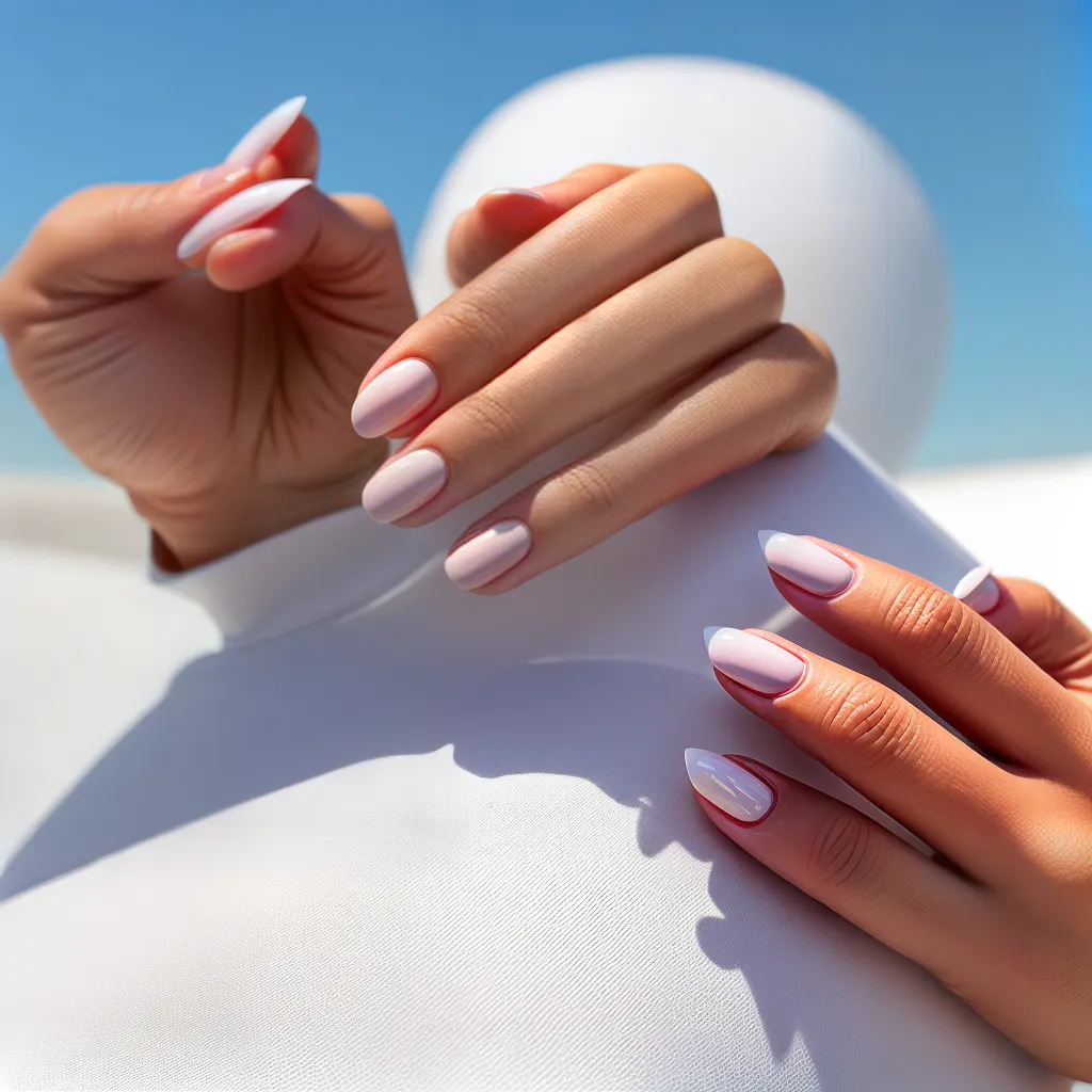 unhas fibra de vidro brilho
