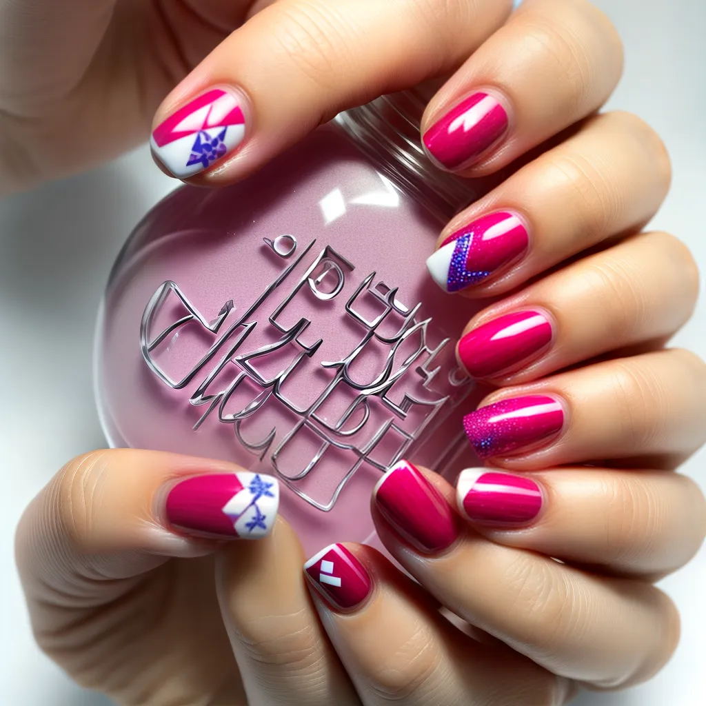 unhas geometricas design criativo