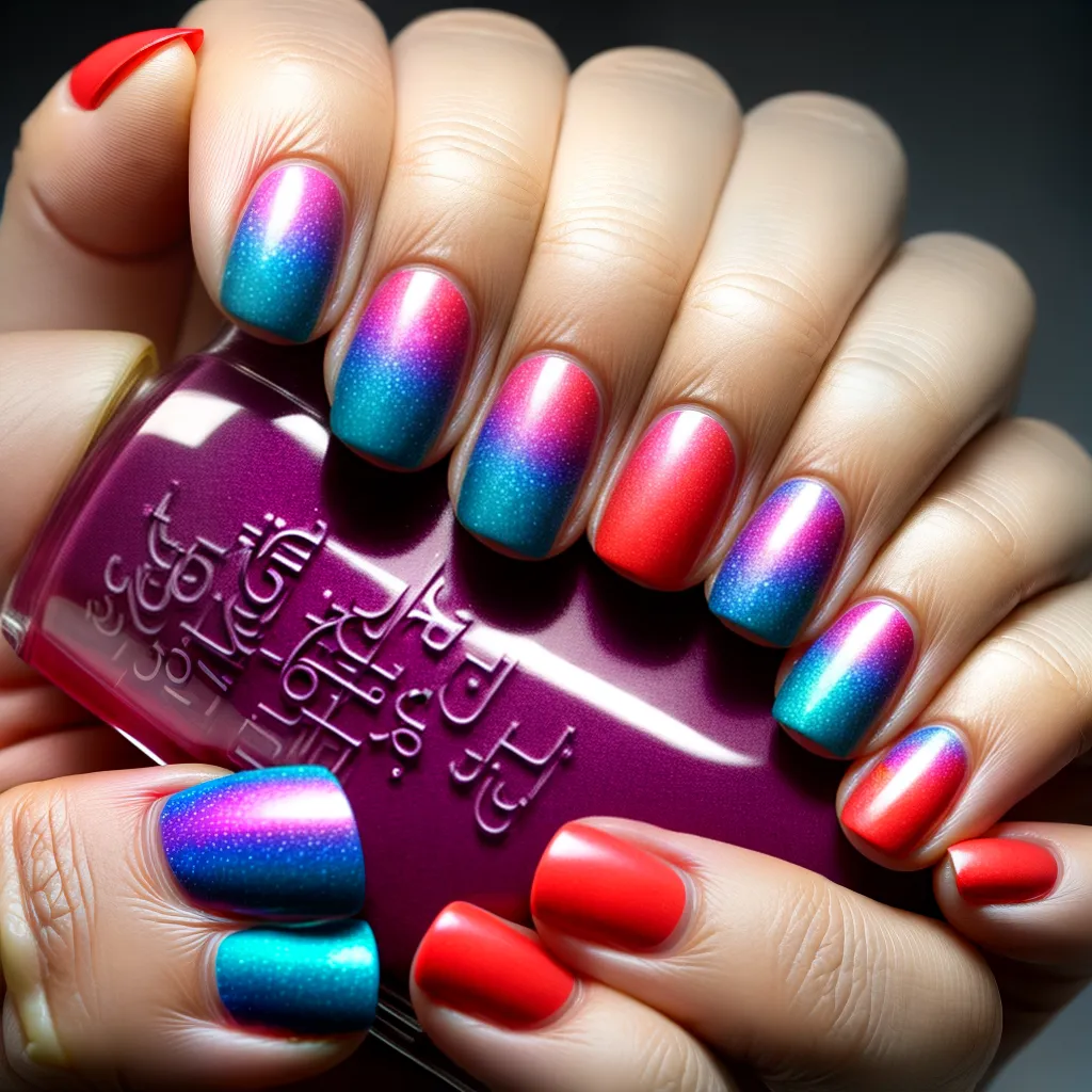 unhas geometricas coloridas artisticas 2