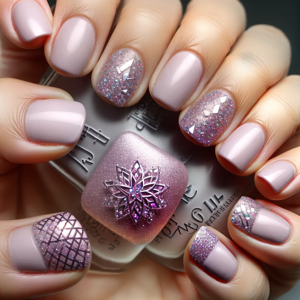 unhas geometricas coloridas design 4