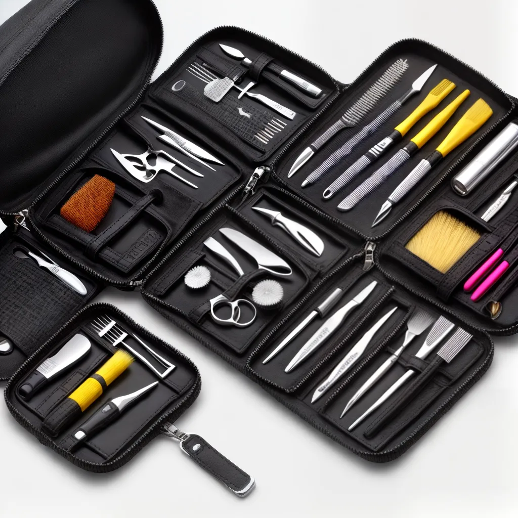 kit manicure ferramentas acessorios unhas