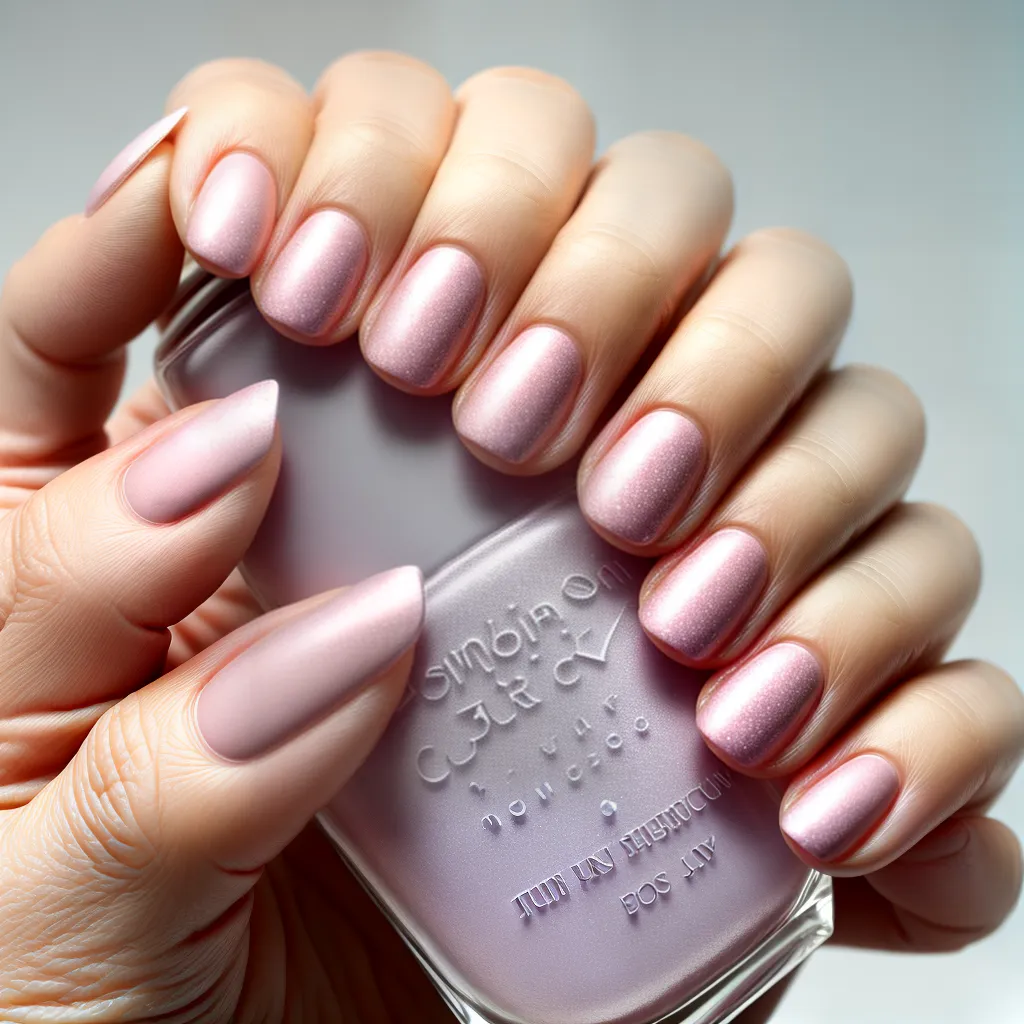 unhas cristais pastel brilho