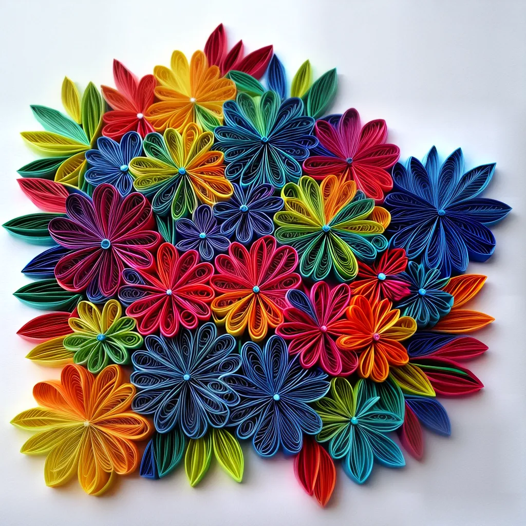 arte quilling design colorido criativo arte quilling design colorido criativo