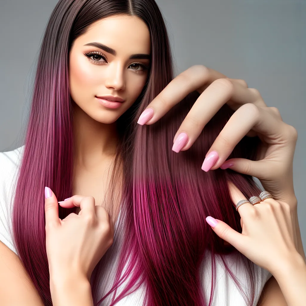 unhas ombre pink fuchsia unhas ombre pink fuchsia
