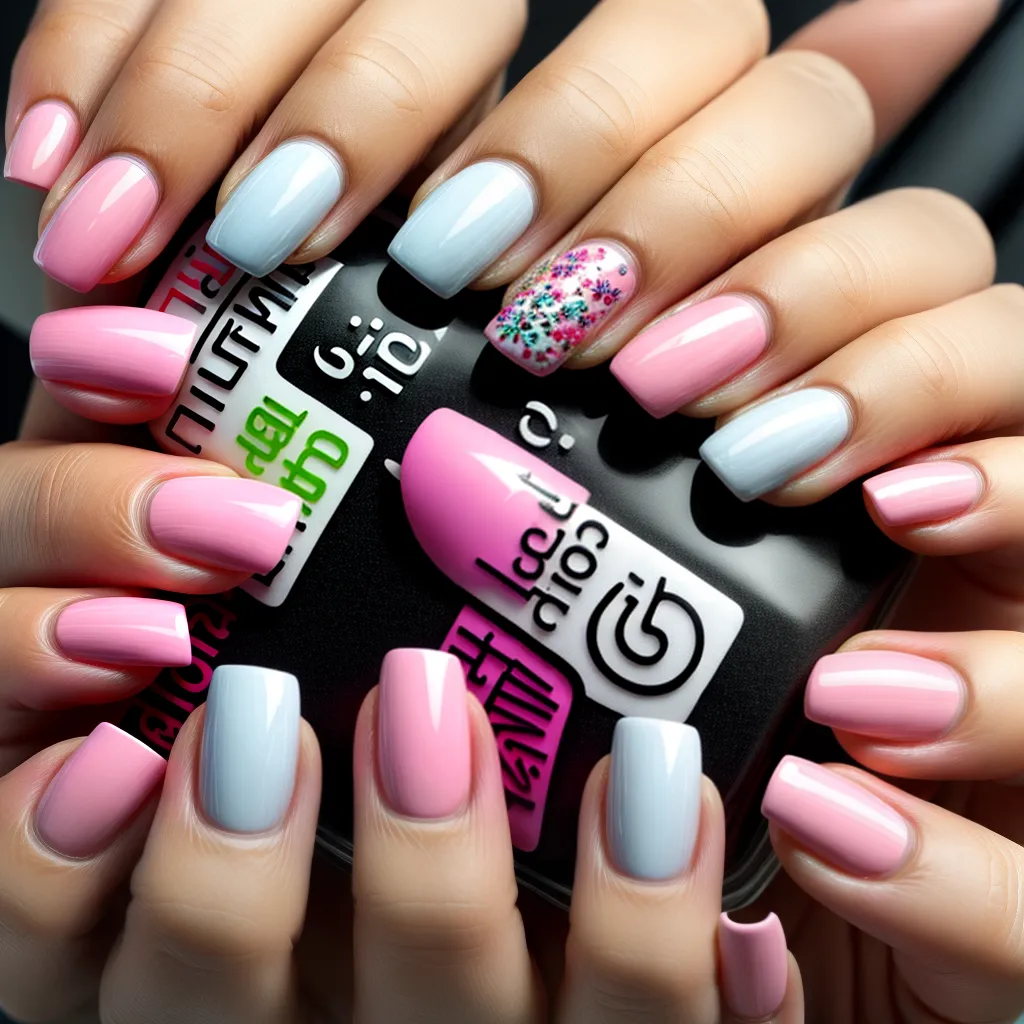 unhas musicais coloridas artisticas