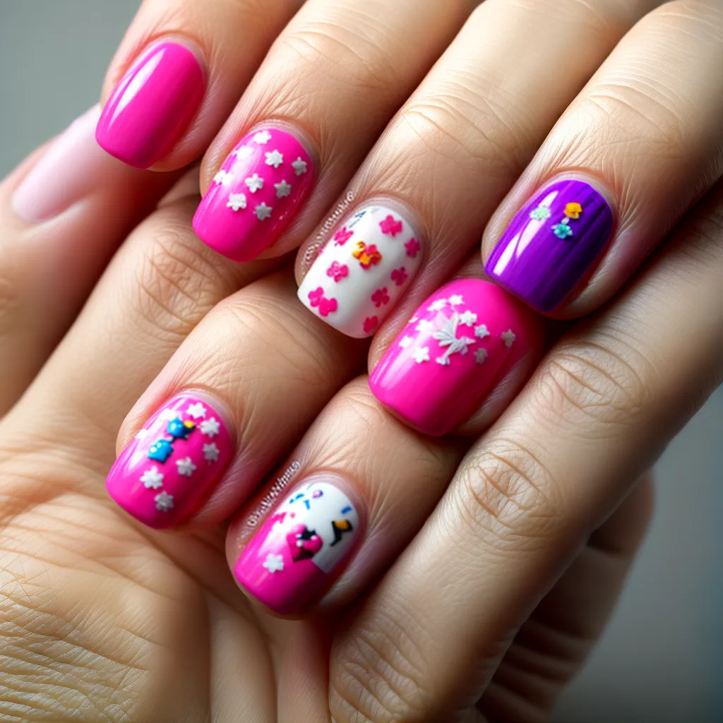 unhas artisticas jogos video