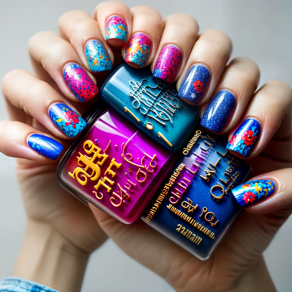 unhas artisticas games pixel colorido