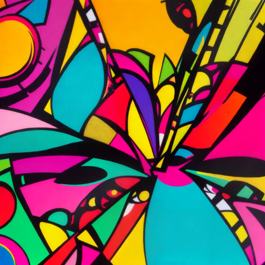 unhas pop art coloridas estilo andy warhol