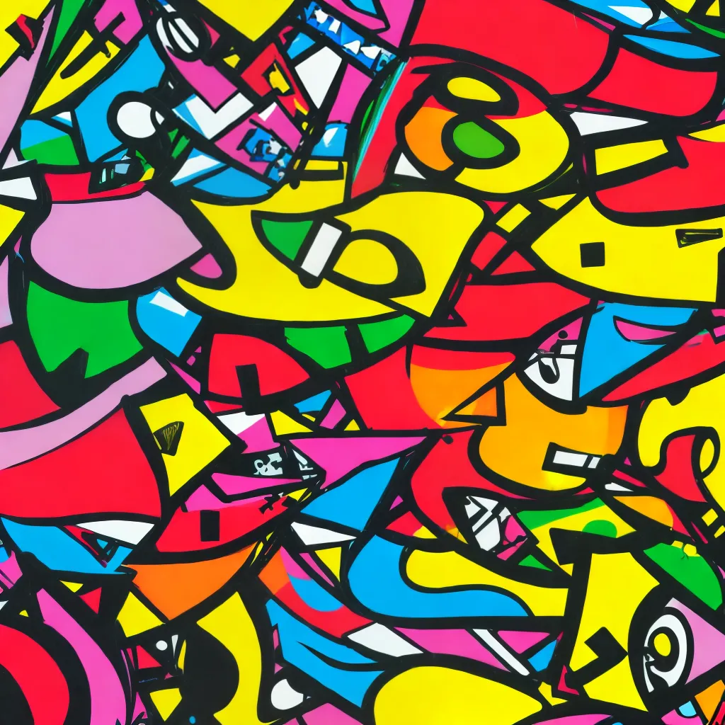 unhas pop art cores estampas