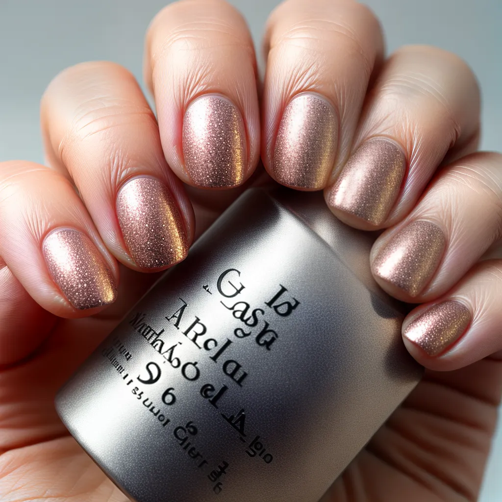 unhas metalicas brilho designs
