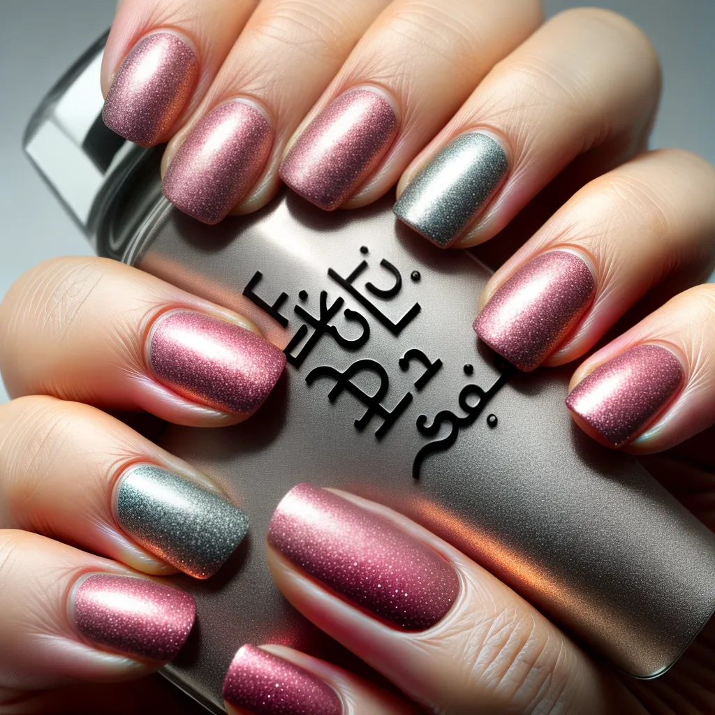 unhas metalicas decoradas brilho