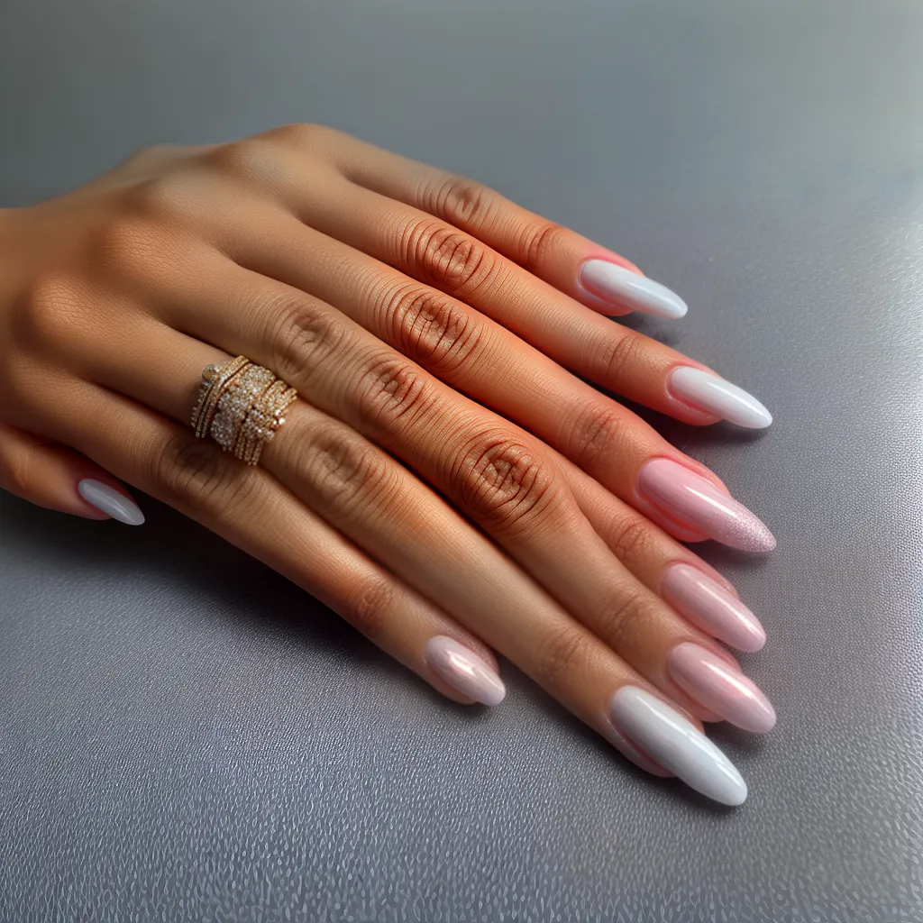 unhas metalicas brilho design