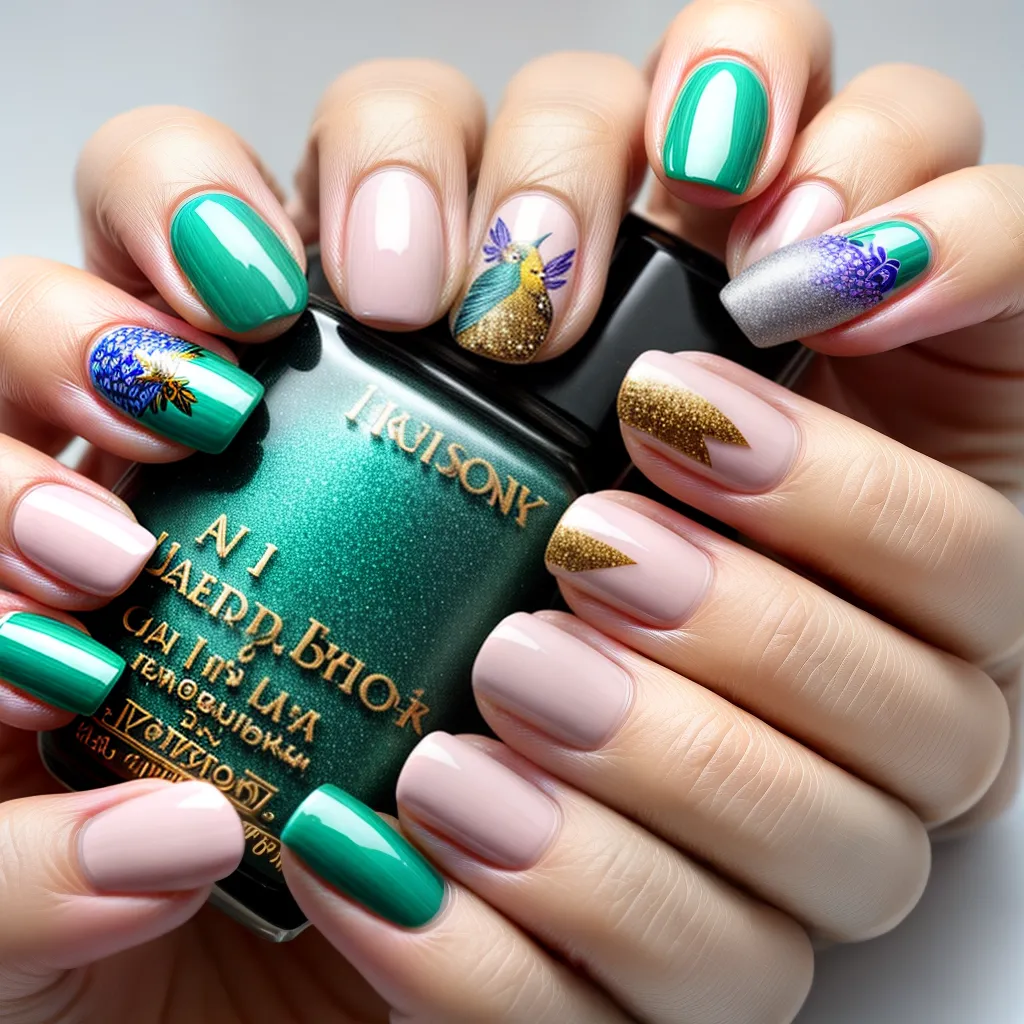 unhas artisticas aves detalhes vibrantes unhas artisticas aves detalhes vibrantes
