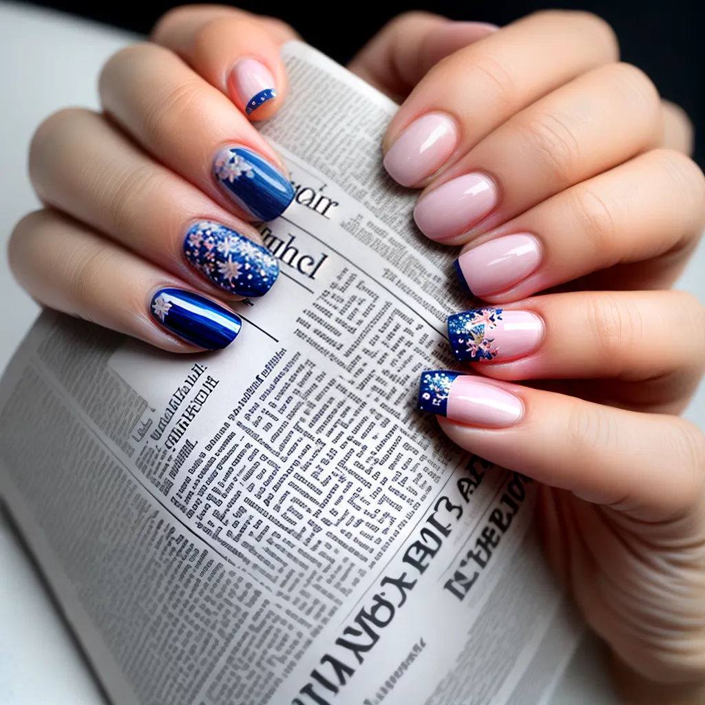 unhas jornal efeito estiloso unhas jornal efeito estiloso