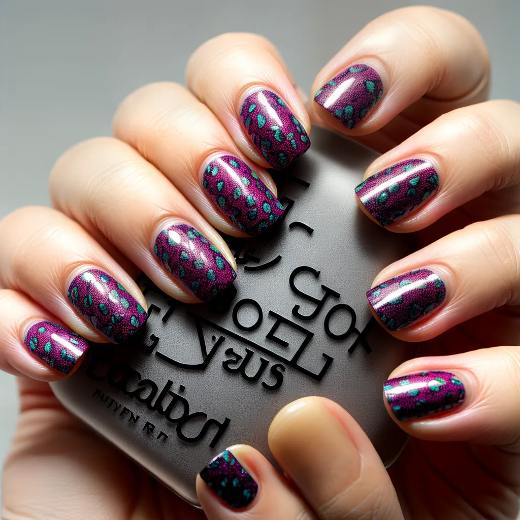 unhas estampas animais coloridas 1