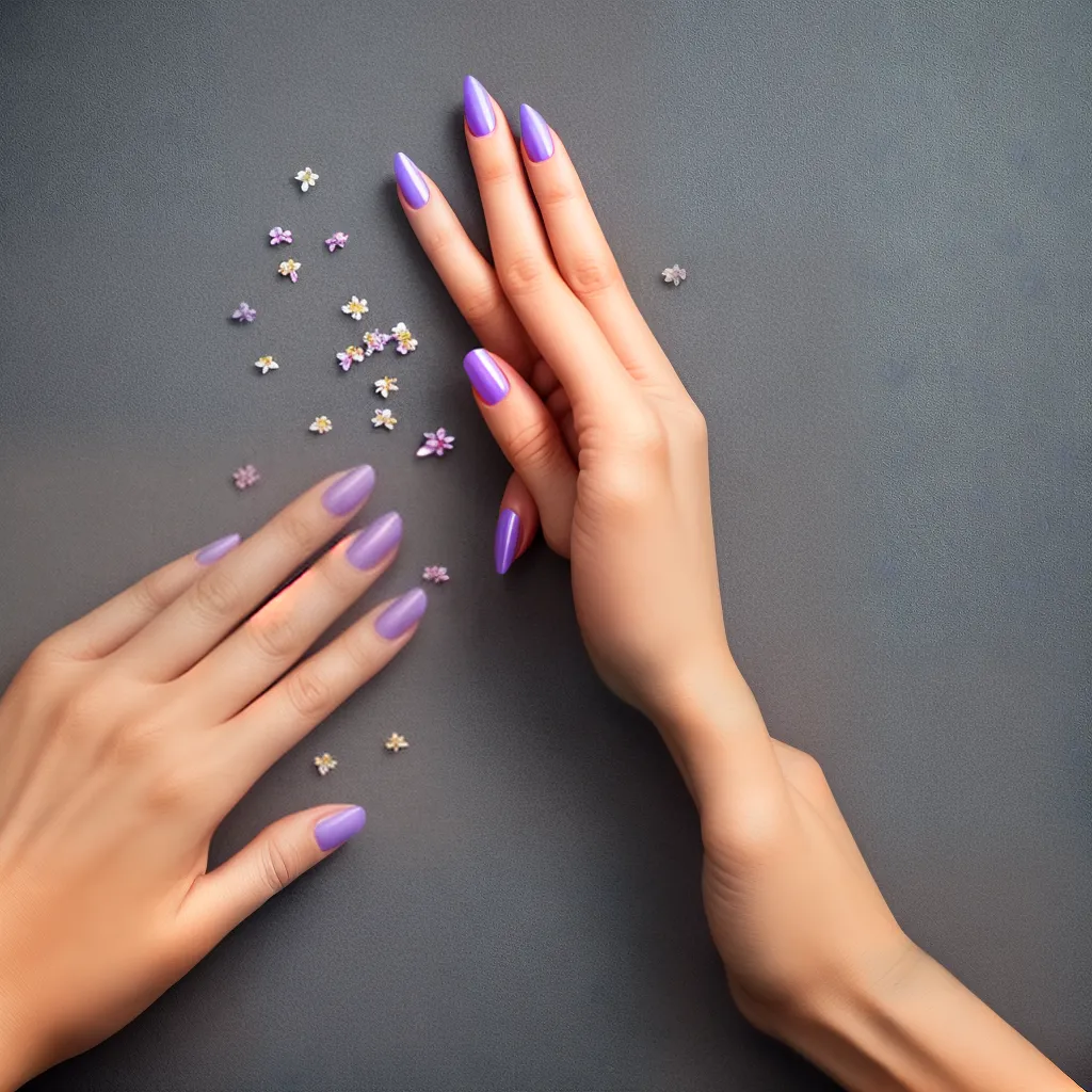 unhas lavanda cristal espiritualidade unhas lavanda cristal espiritualidade
