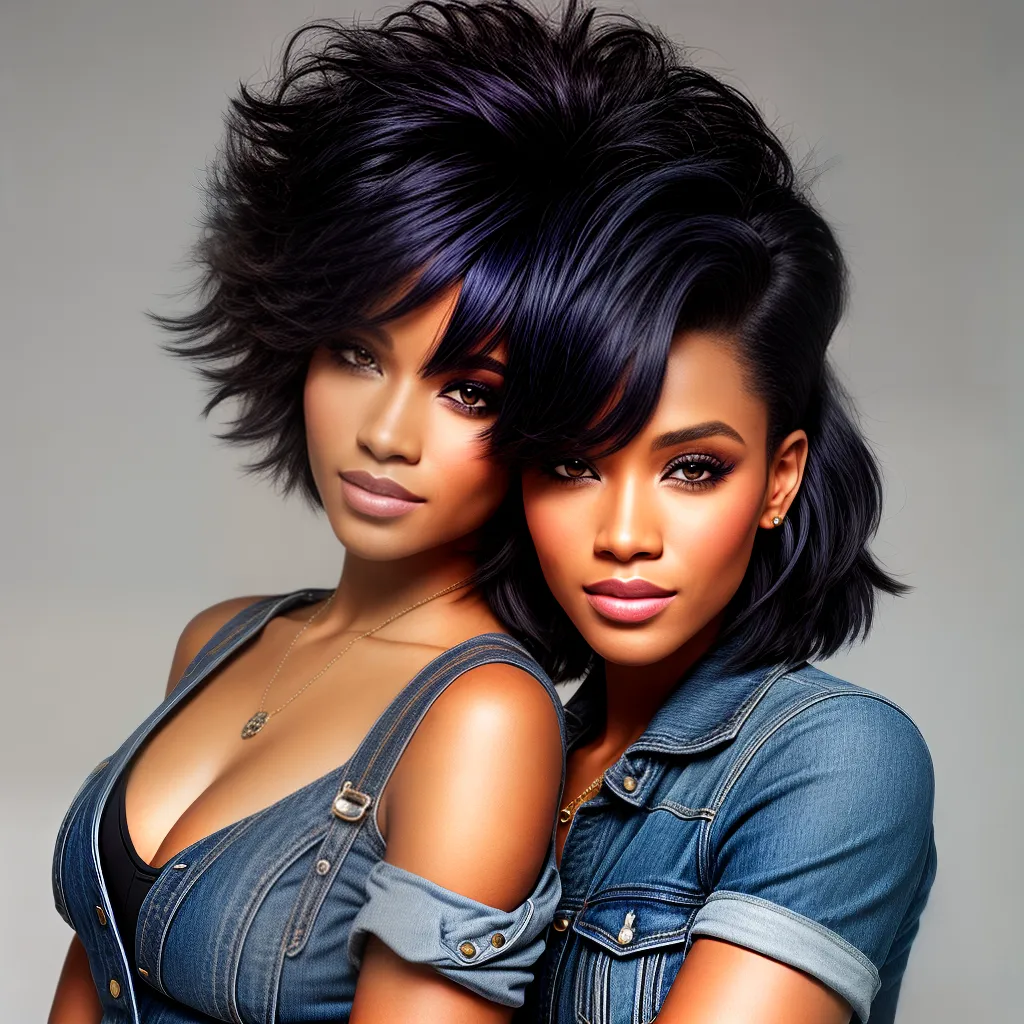 mulher cabelo curto volumoso estiloso