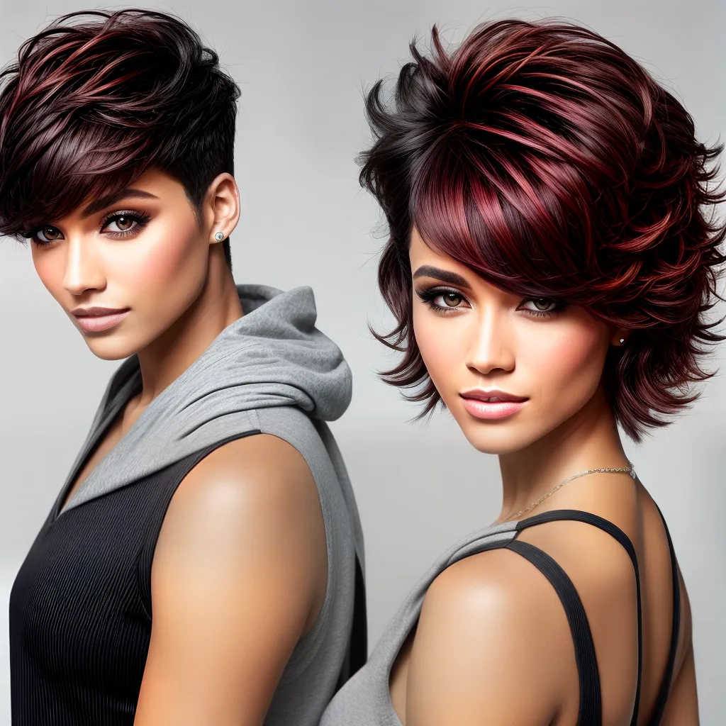 mulher cabelo curto volumoso penteados