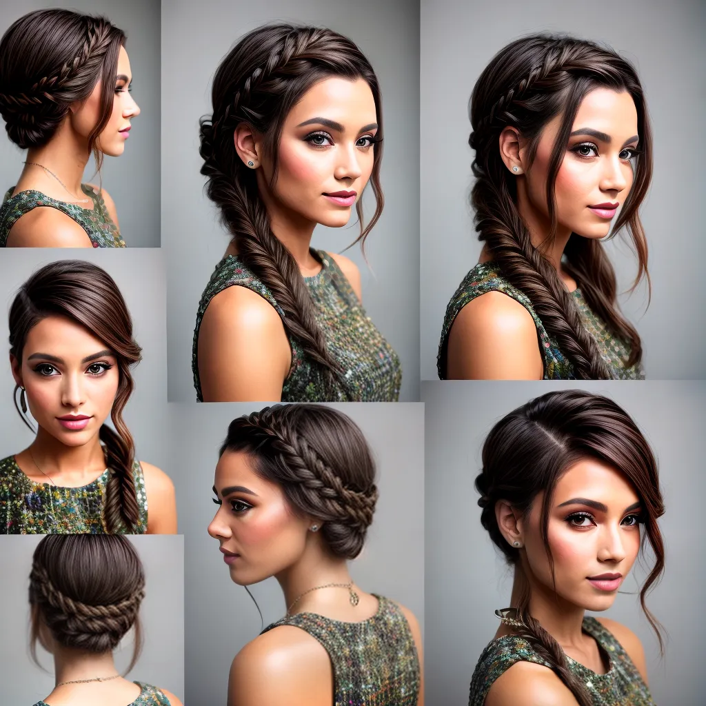 mulher cabelo curto trancas francesa fishtail coroa