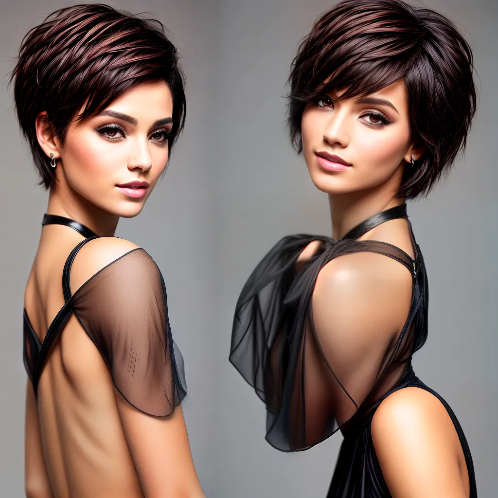 mulher cabelo curto pixie moderno 1