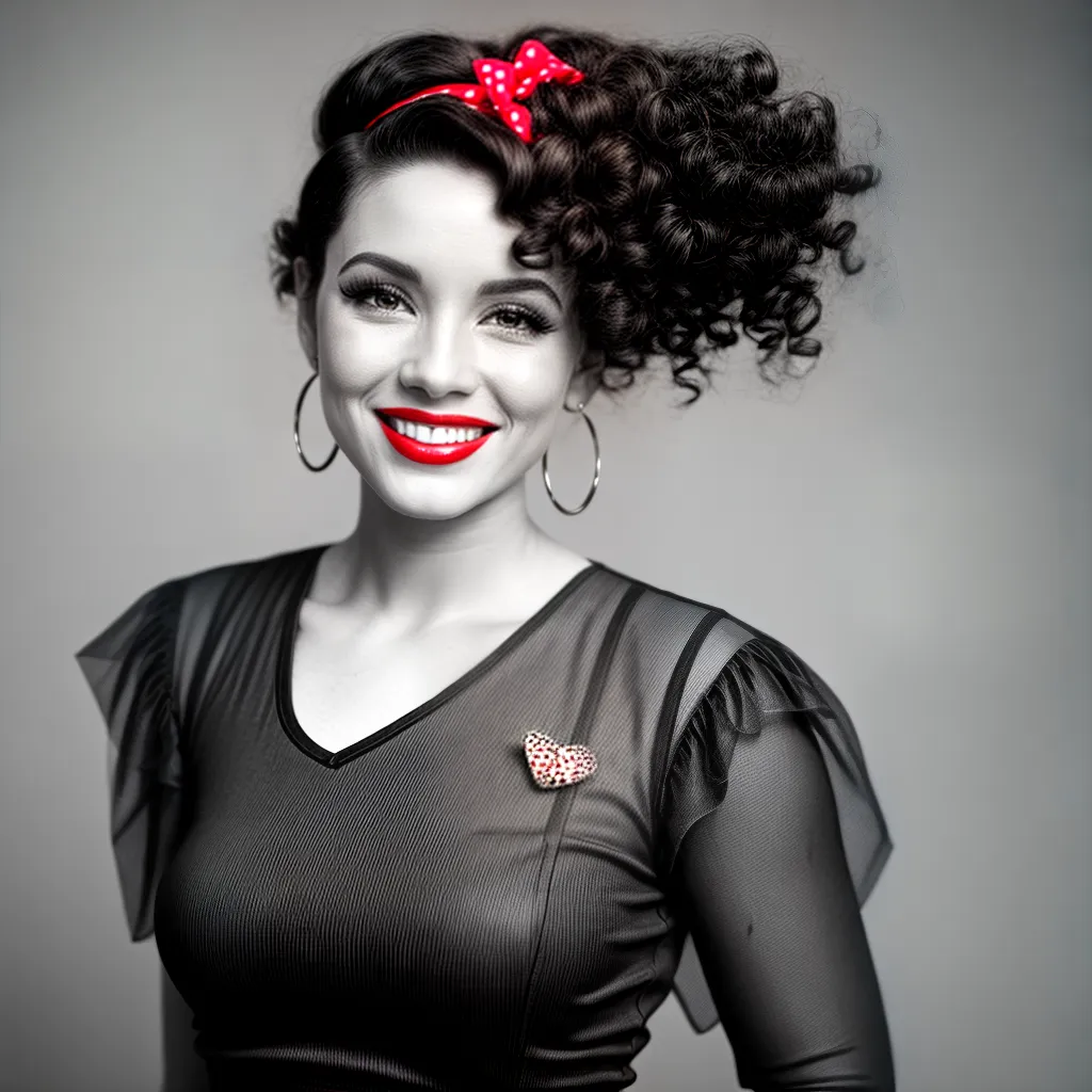 mulher cabelo curto pin up preto branco mulher cabelo curto pin up preto branco