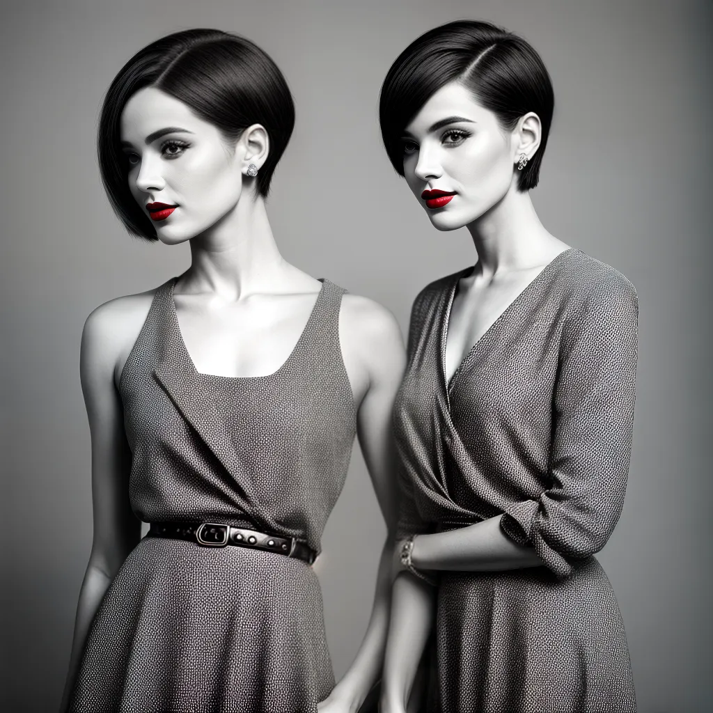 mulher cabelo curto bob vintage 1