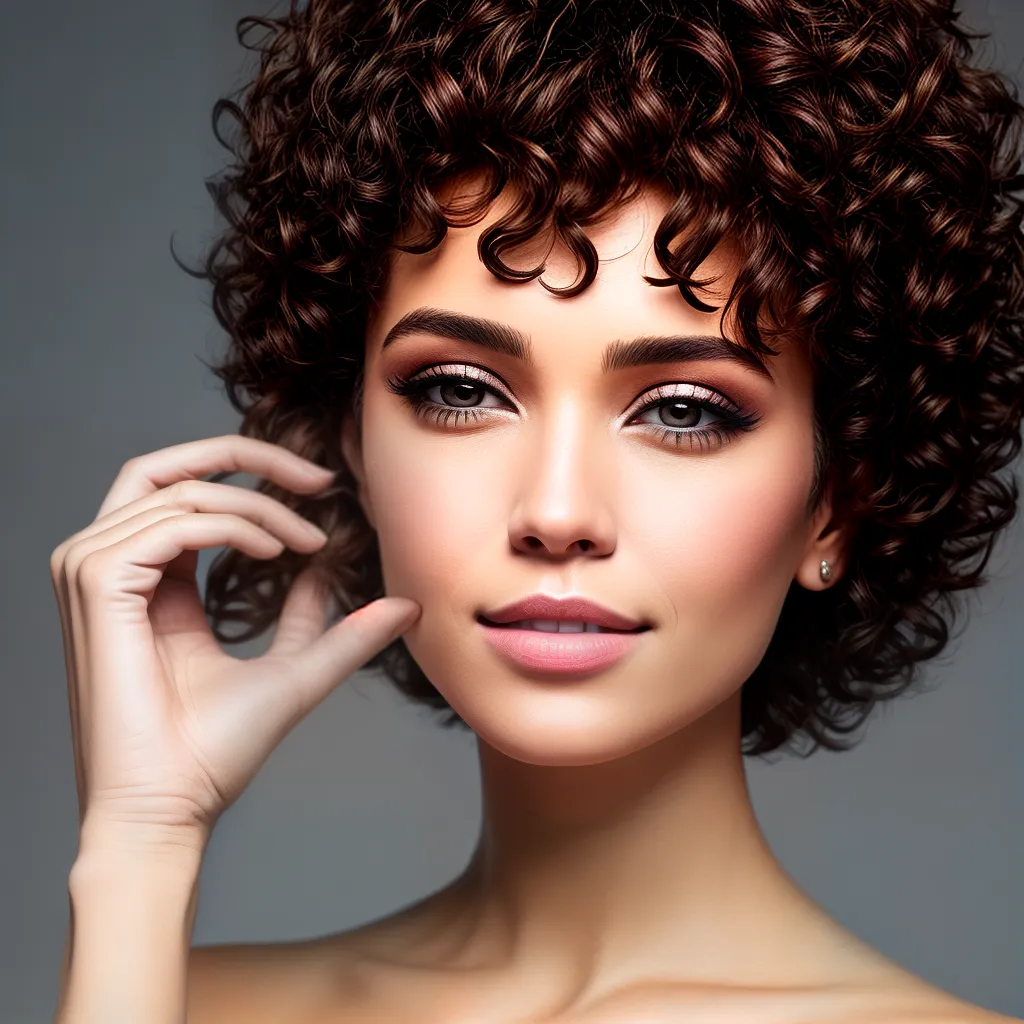 mulher cabelo curto pixie confiante