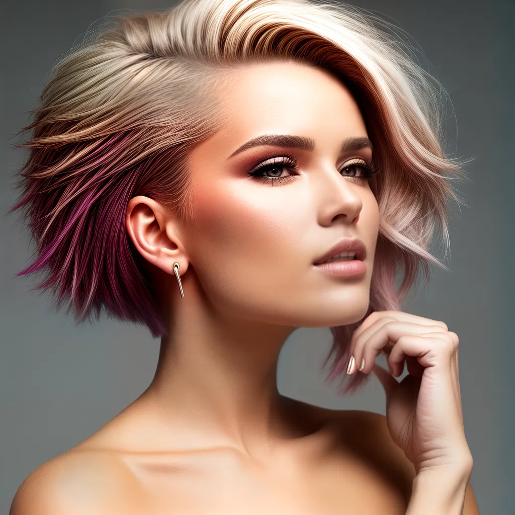 mulher cabelo curto undercut estiloso mulher cabelo curto undercut estiloso