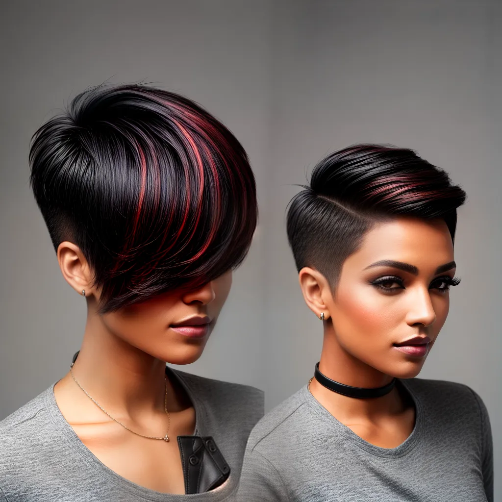 mulher estilosa cabelo curto undercut mulher estilosa cabelo curto undercut