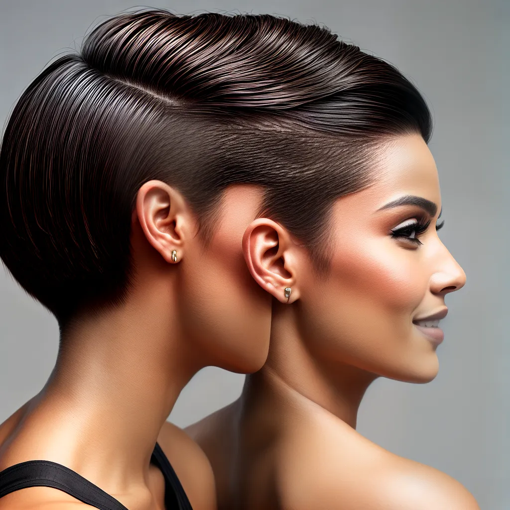 mulher estilosa cabelo curto undercut 1 mulher estilosa cabelo curto undercut 1
