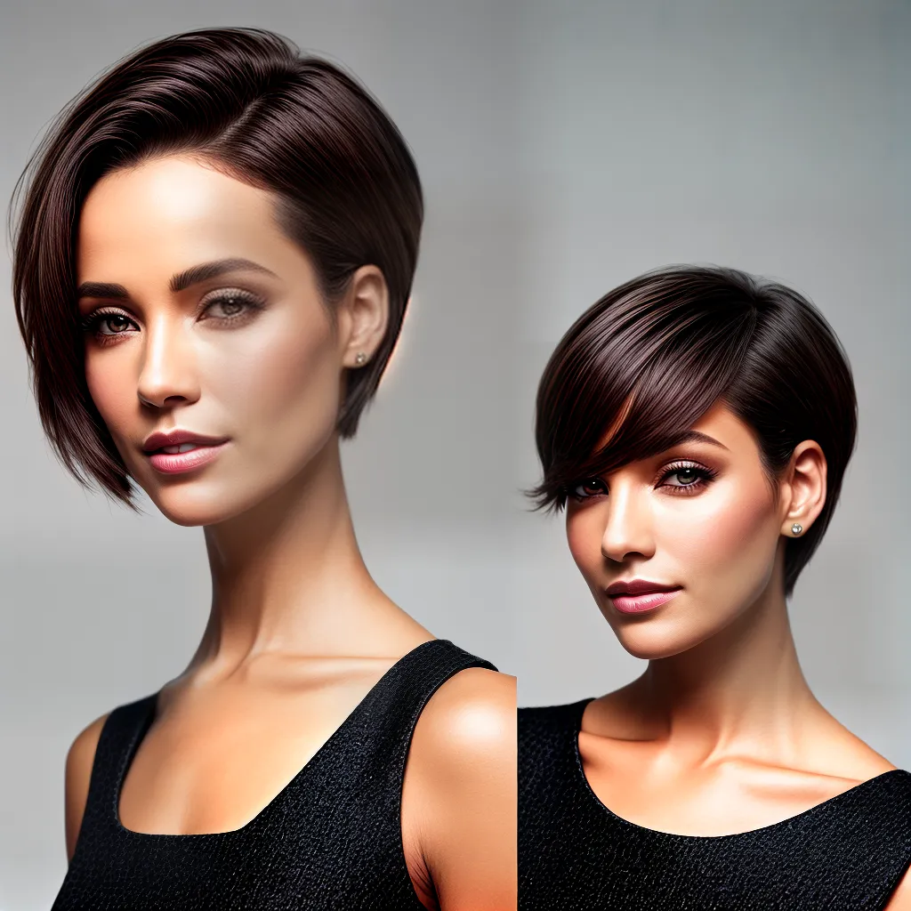 mulher estilosa corte pixie elegante mulher estilosa corte pixie elegante