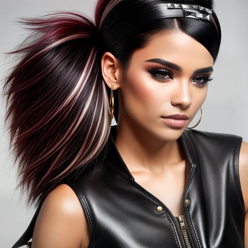 rock chick cabelo curto ousado