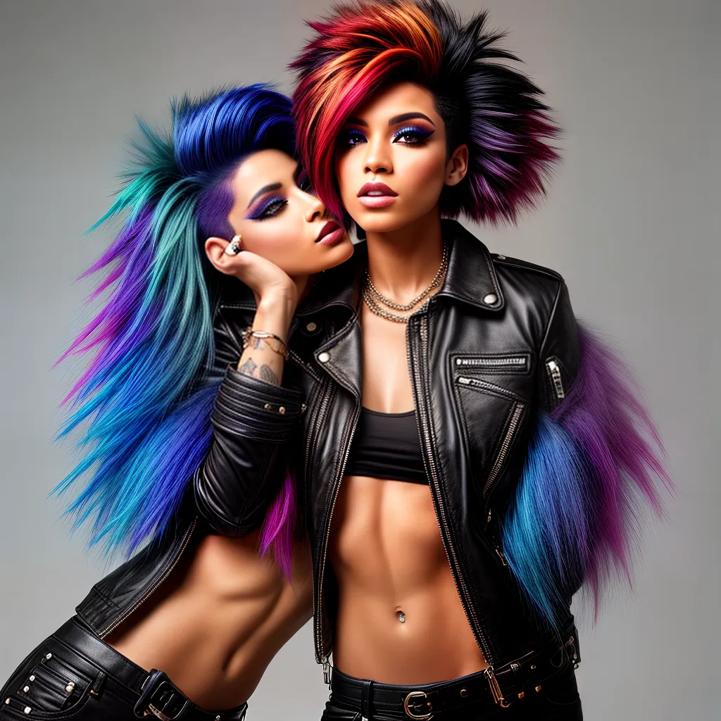 rockeira cabelo curto empoderada