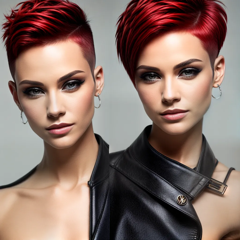 mulher cabelo curto estilos ousados