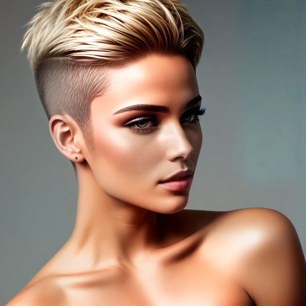 mulher cabelo curto estiloso 10