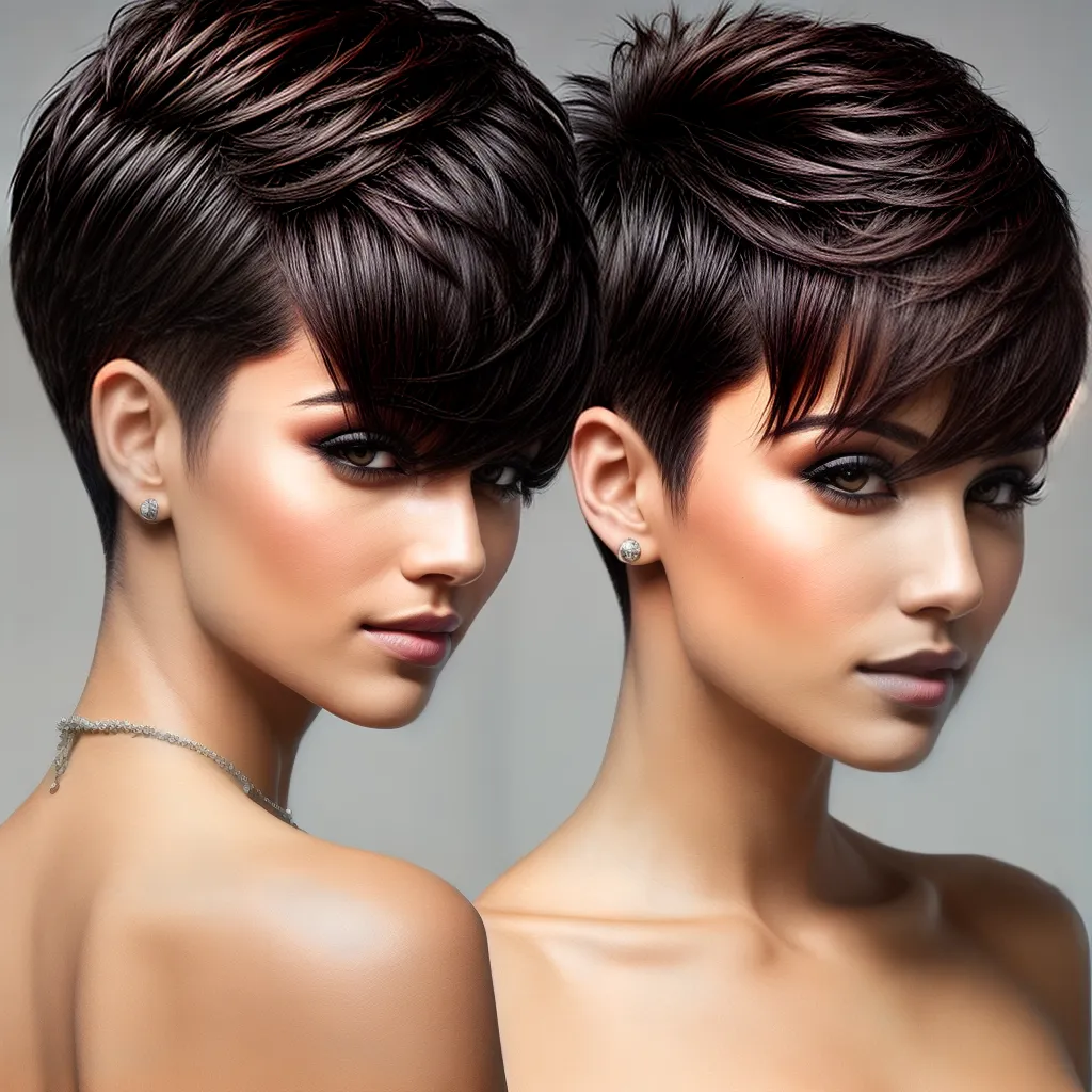 mulher estilosa cabelo curto fade mulher estilosa cabelo curto fade