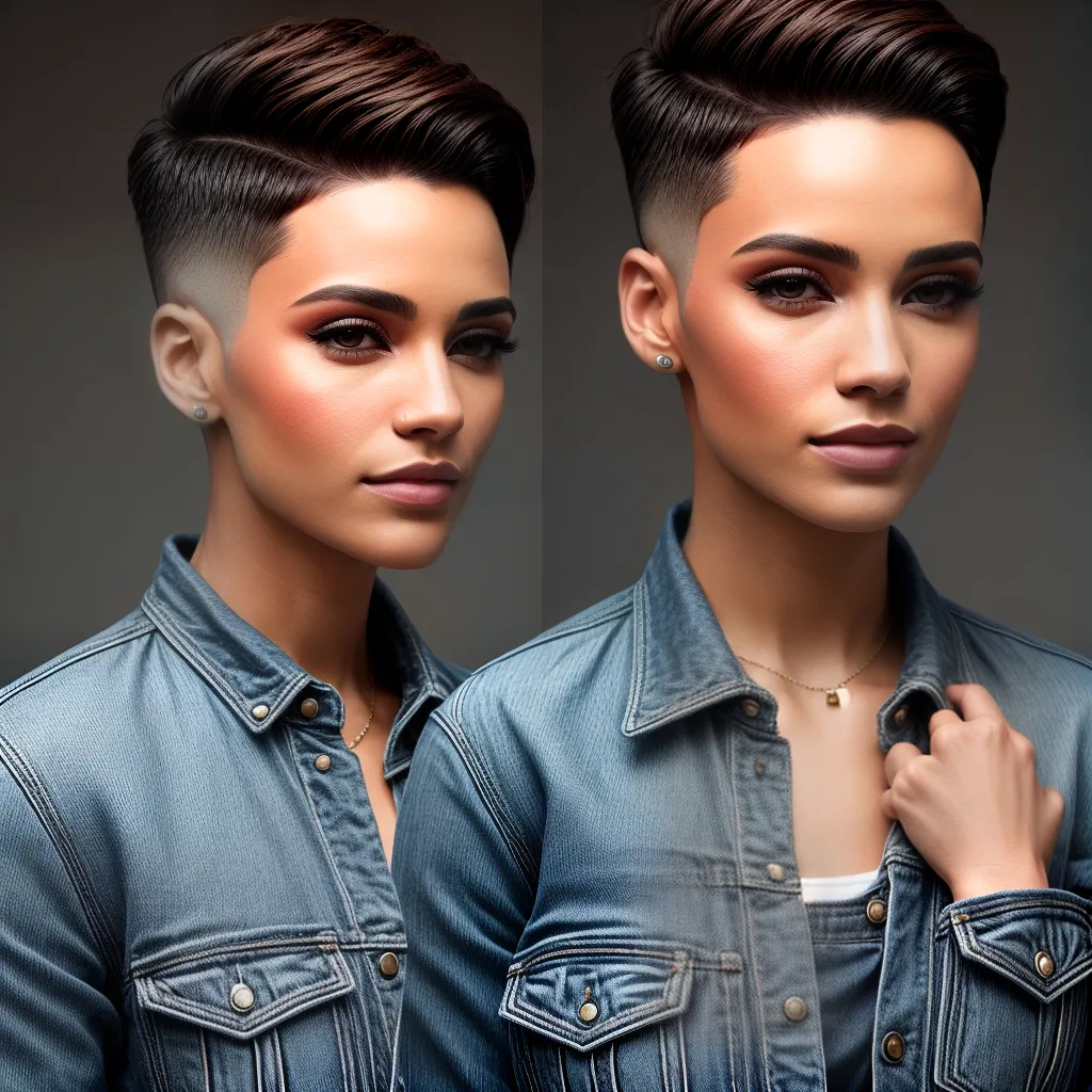 mulher cabelo curto fade mulher cabelo curto fade