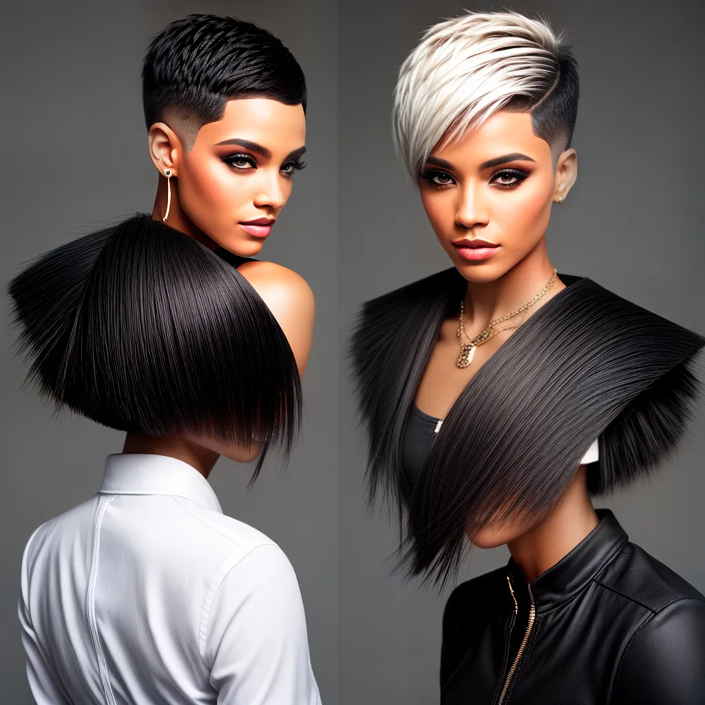 mulher estilosa cabelo curto fade 1 mulher estilosa cabelo curto fade 1