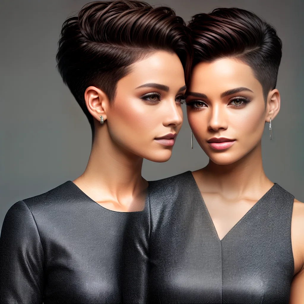corte cabelo curto mulher moderno