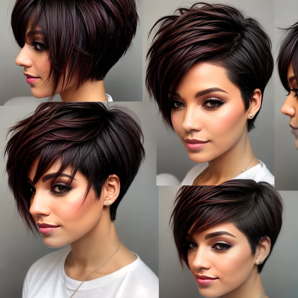 mulher cabelo curto versatilidade