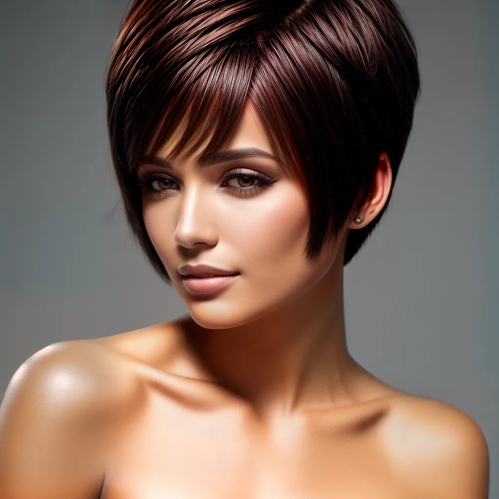 mulher cabelo curto brilho 2