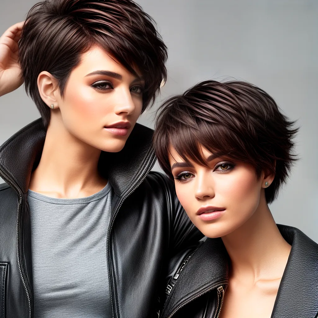 mulher cabelo curto pixie estiloso 4