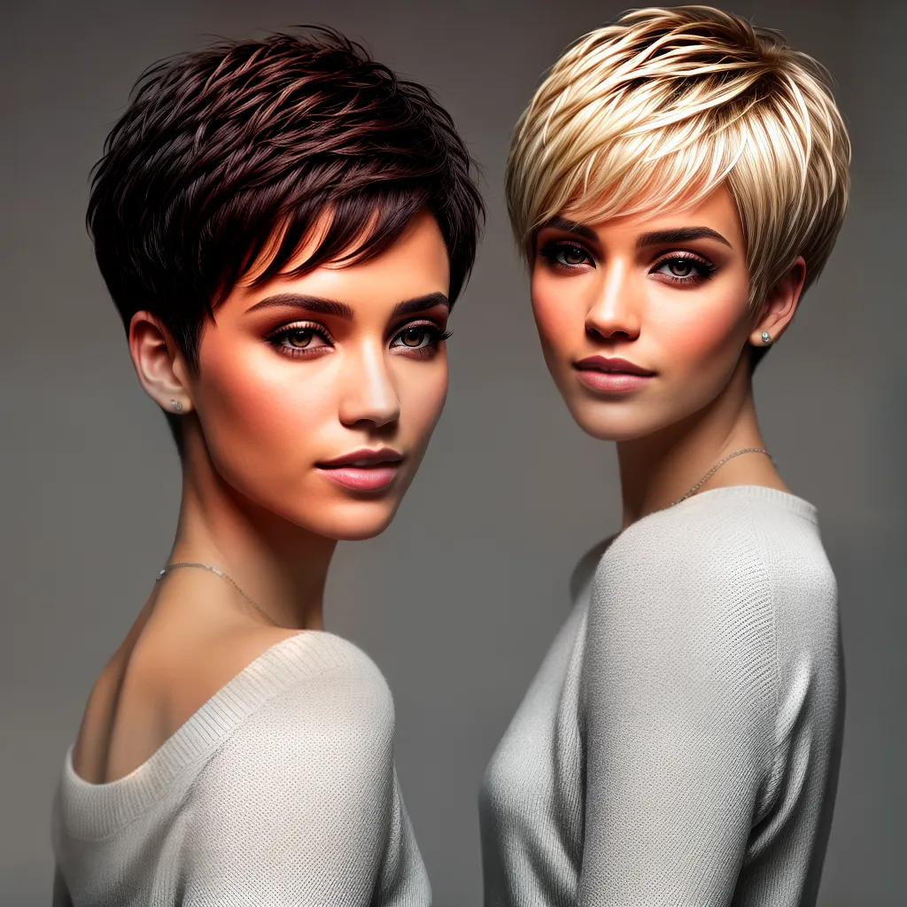 mulher cabelo curto pixie estiloso 1